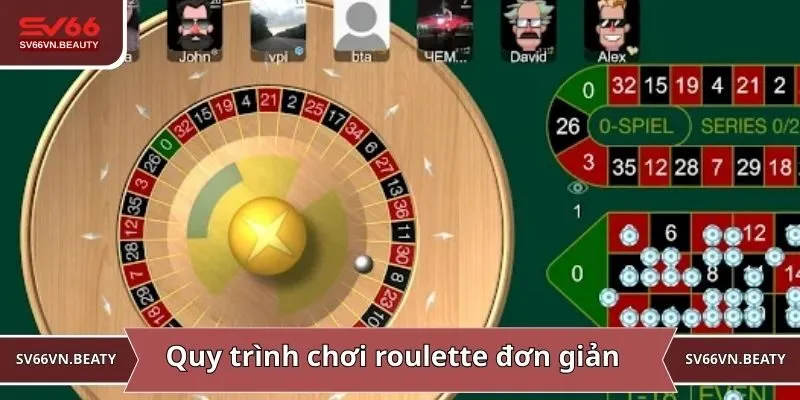 Quy trình chơi game roulette đơn giản tại nhà